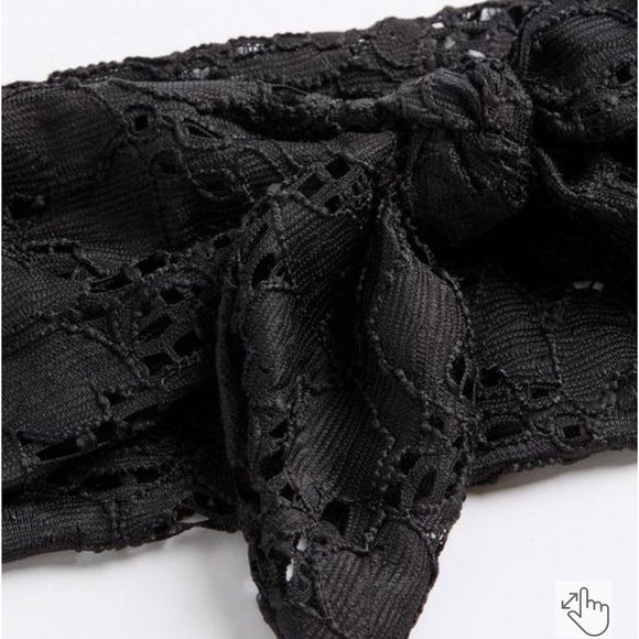 Torrid Set of 2 Lace Headbands Black & Cream NWT - Picture 5 of 8